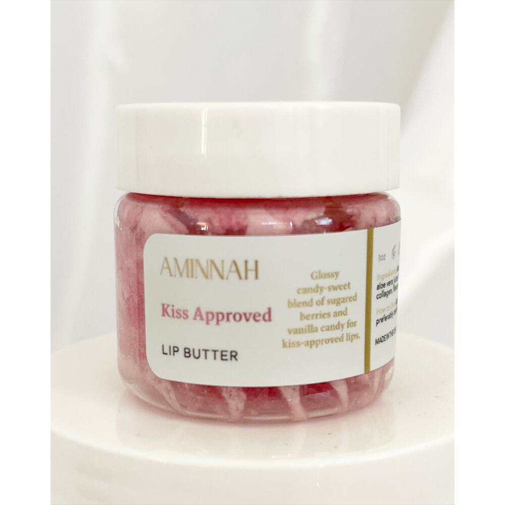 AMINNAH Peach Whipped Booty Butter Lip Butter Skin Care - Picture 4 of 6